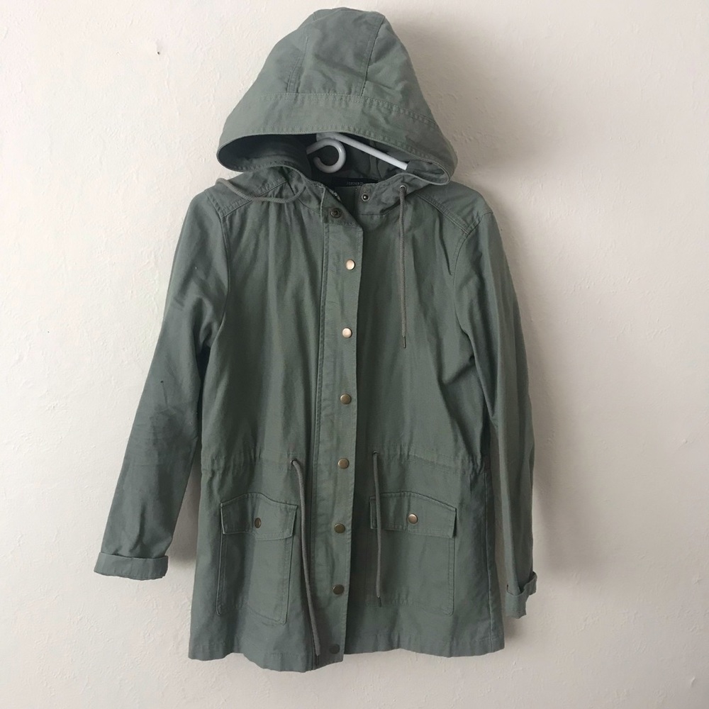 Forever 21 Olive Green Field Jacket - Size M - Never Worn!